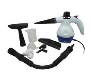 limpiador a vapor azul y blanco