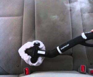 limpiar asientos coche con vaporeta