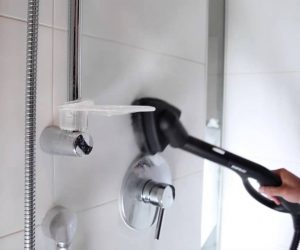 limpiar azulejos baño con vaporeta