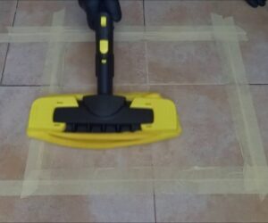 limpiar juntas con vaporeta