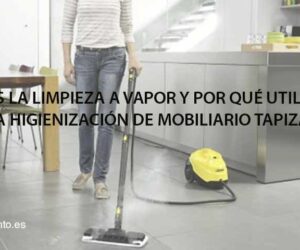 limpieza con vapor en casa